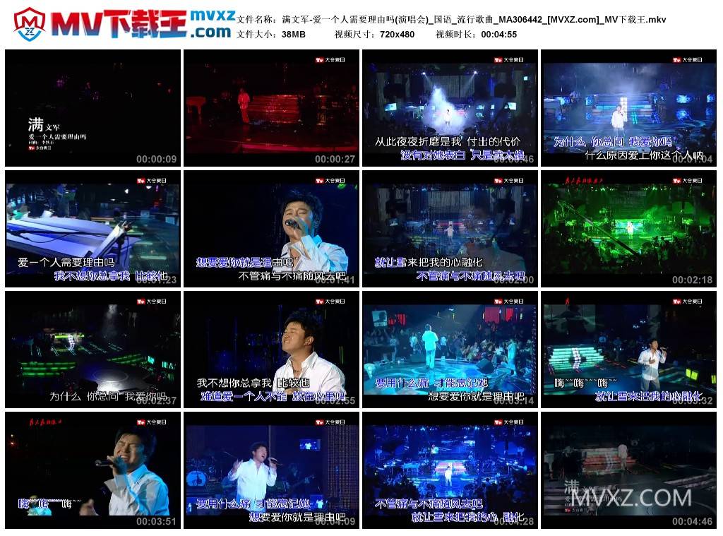 满文军-爱一个人需要理由吗(演唱会)_国语_流行歌曲_MA306442